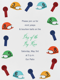 Helmets and Ribbons by Paperless Post