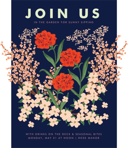 Cherry Blossoms - Spring Party Invitation by Rifle Paper Co.