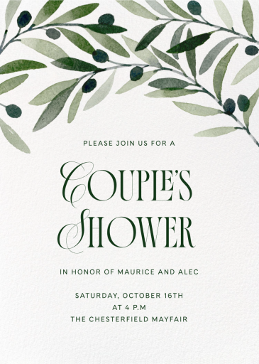 Olive Arch - Invitation by Paperless Post