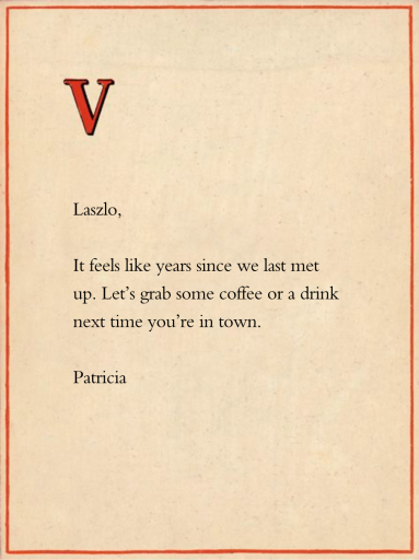 Red Letter by John Derian - Back