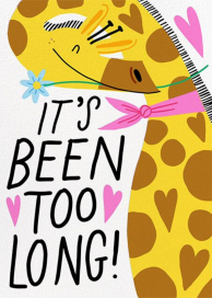 Too Long - Greeting Card by Hello!Lucky