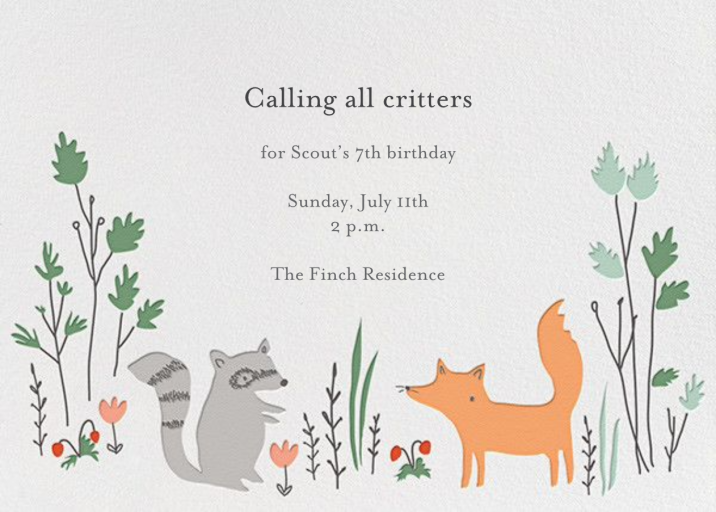 Bandit and Foxy - invite by Little Cube