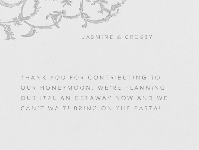 Silk Brocade I (Stationery) by Oscar de la Renta