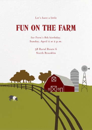 Barn - Invitation by Paperless Post