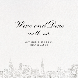 City Lights - Party Invitation by kate spade new york