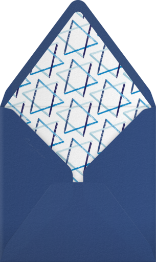 Brushstroke Star - Paperless Post Envelope