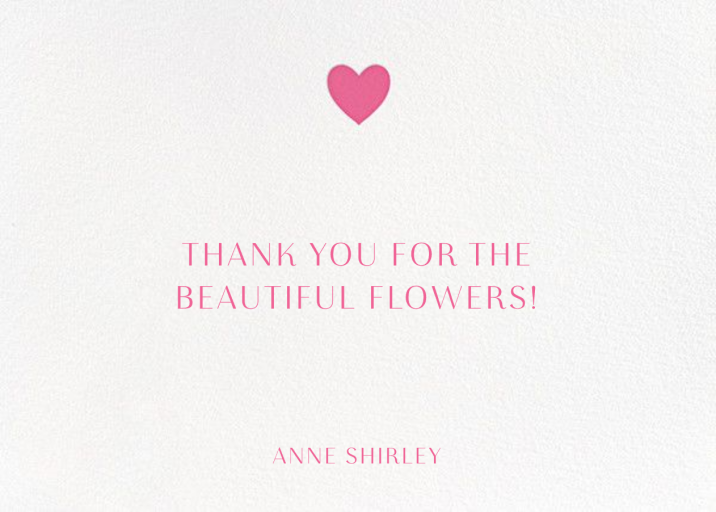 Heart Thank You - Stationery by Paperless Post