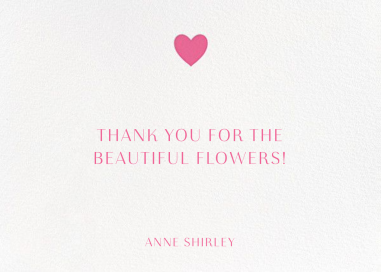 Heart Thank You - Stationery by Paperless Post