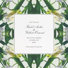 Parrot Tulip - Save the Date by Oscar de la Renta