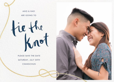 Nautical II (Photo Save the Date) by kate spade new york