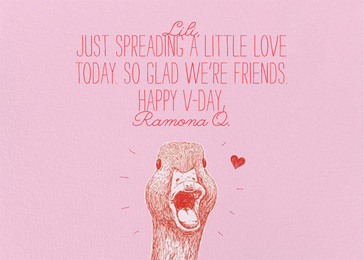 Ducking Amazing - Valentine's Day Card by Paperless Post - Back