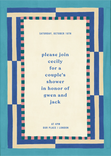 Milla - Bridal Shower Invitation by Lisa Corti