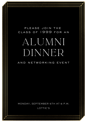 Dimensional - Alumni Event Invitation by paperless_post