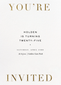 Endlong - Birthday Invitation by Paperless Post