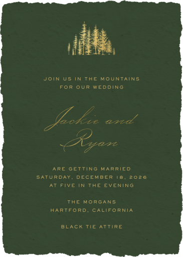 Golden Treeline - Invitation by Inquisited