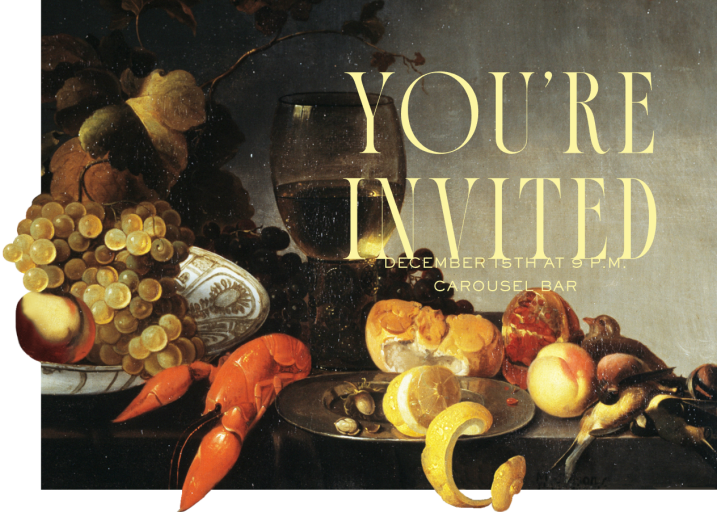 Dinner Indulgences - Invitation by The V&A