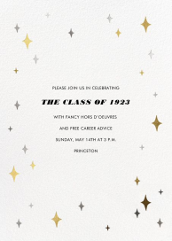 Space Age Stars - Graduation Party Invitation by Paperless Post