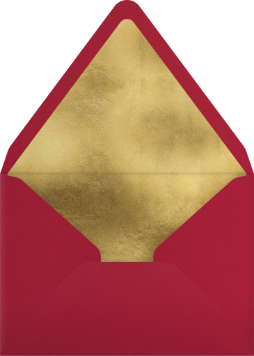 Vintage Christmas Toy Invitation Envelope