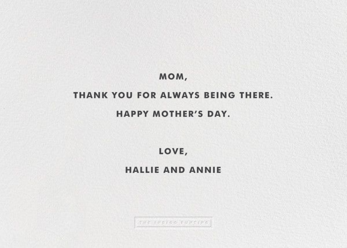 Mom Photo by The Indigo Bunting - Back