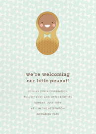 Little Peanut - Baby Shower Invitation by Hello!Lucky