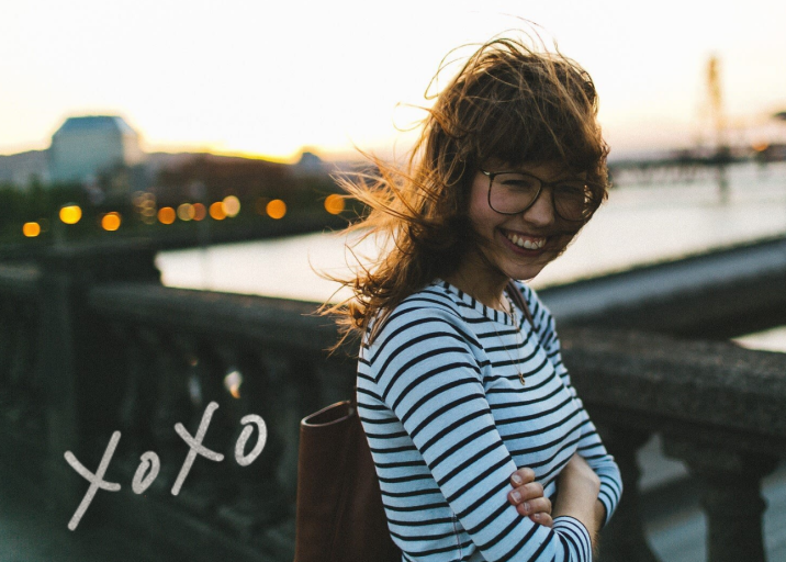 With Hugs and Kisses (Double-Sided) - Stationery by Linda and Harriett