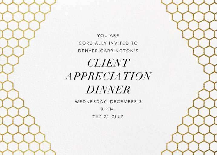 Honeycomb Party by Paperless Post