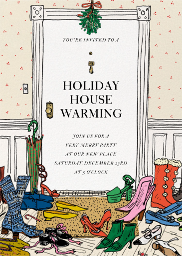 Holiday Shoes - Holiday Party Invitation by Joana Avillez