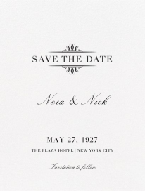 Cheverny (Save The Date) by Crane & Co.