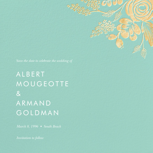 Heather and Lace (Save the Date) - Save the Date by Rifle Paper Co.