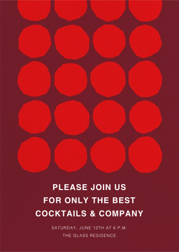 Kivet - Fall Party Invitation by Marimekko