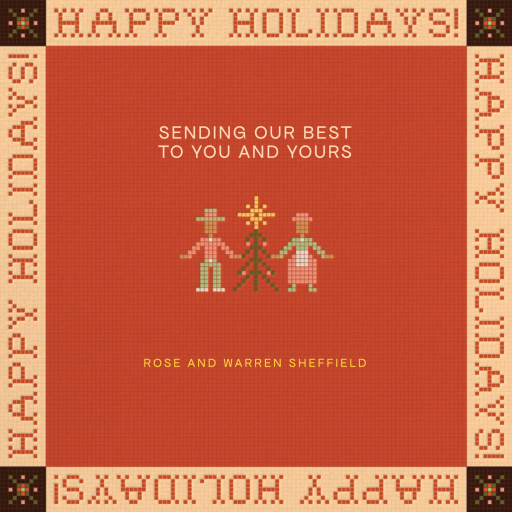 Homespun - Holiday Card by Rubinski Works