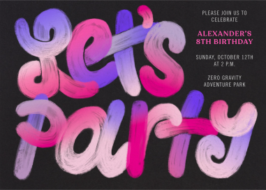 Hype Night - Birthday Invitation by Paperless Post