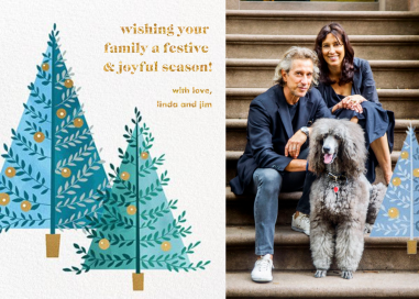 Tannenbaum Twins - Christmas Card by Paperless Post