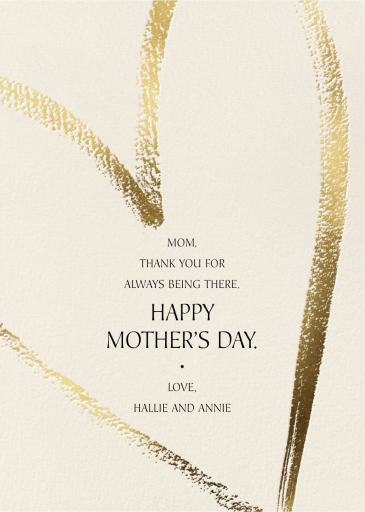 Giant Heart - Mother's Day Card by Paperless Post