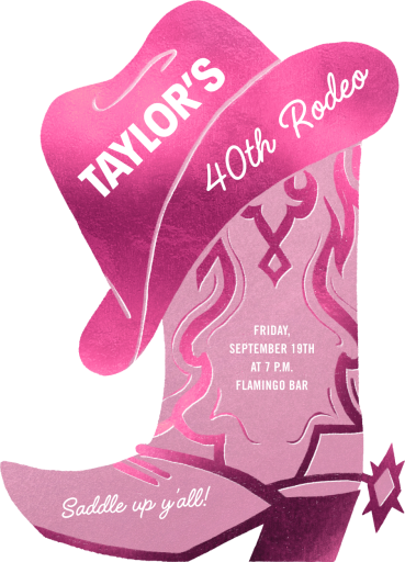 Rodeo - Invitation by Paperless Post