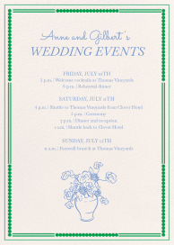 Dotted Charm - Schedule by Paperless Post