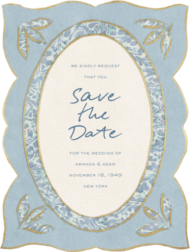 Ornate Pendant - Save the Date by Fin Fellowes