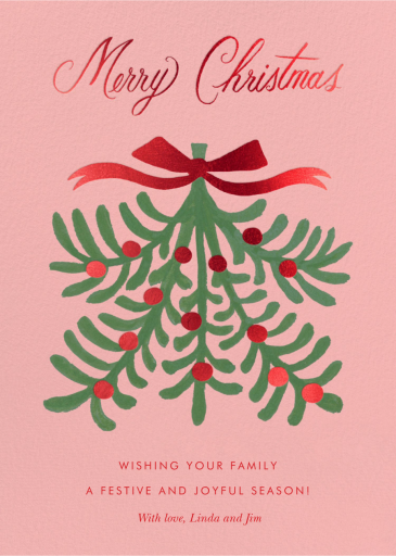 Mistletoe Merry - Greeting Card by Rifle Paper Co.