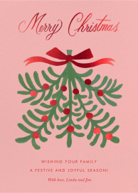Mistletoe Merry - Holiday Card by Rifle Paper Co.