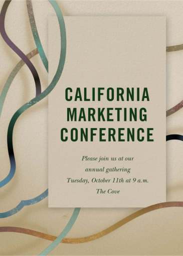 Biotic - Conference Invitation by Kelly Wearstler