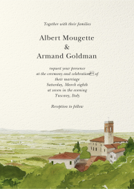 Tuscan Sun - Wedding Invitation by Felix Doolittle