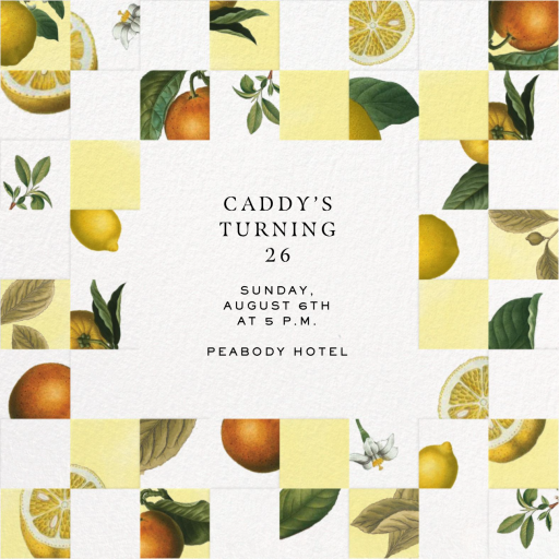 Citrus Garden - Invitation by Paperless Post