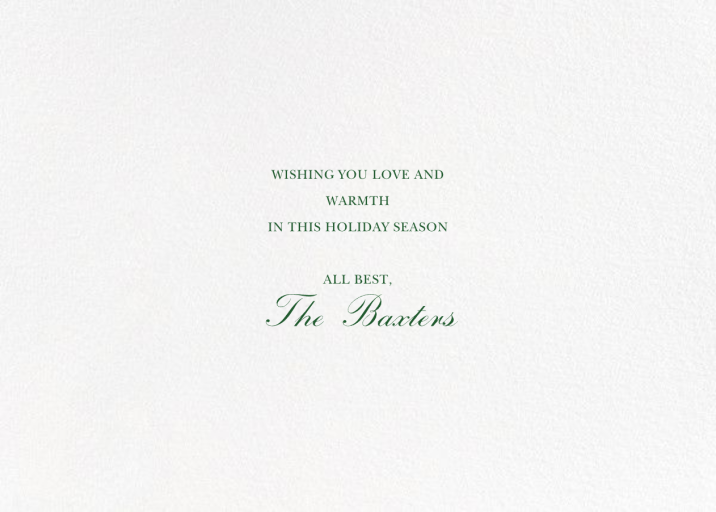 Holiday Market (Photo) - Holiday Card by Happy Menocal - Back