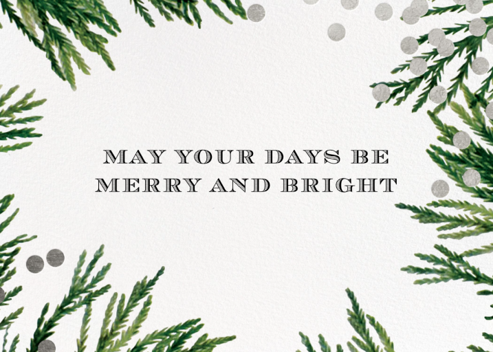 Confetti Branches (Greeting) - New Year's Card by kate spade new york