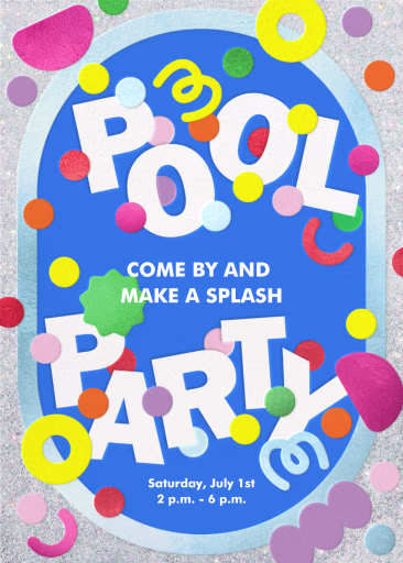 Pool Fun - Pool Party Invitation by Paperless Post