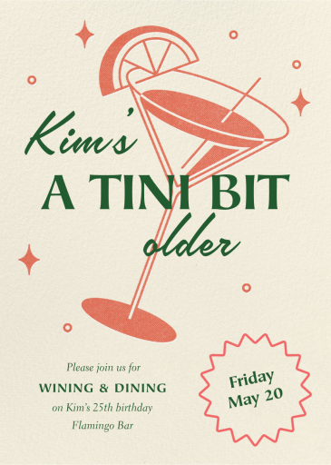 5 O’Clock Martini - Invitation by Paperless Post