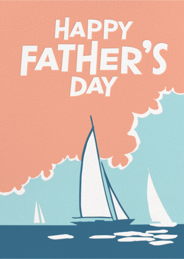 Sunset Sail (Lonely Palm Ranch) - Father's Day Card by Red Cap Cards