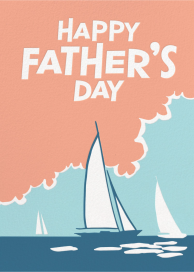 Sunset Sail (Lonely Palm Ranch) - Father's Day Card by Red Cap Cards
