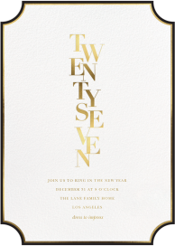 Einladung zu „Bold Gold Twenty Six“