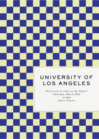 Checked - Alumni Event Invitation by Paperless Post